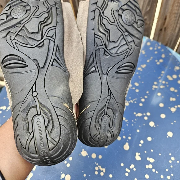 J-41 Adventure On Beige Double Buckle Sandals Women Size 7 - Picture 13 of 16